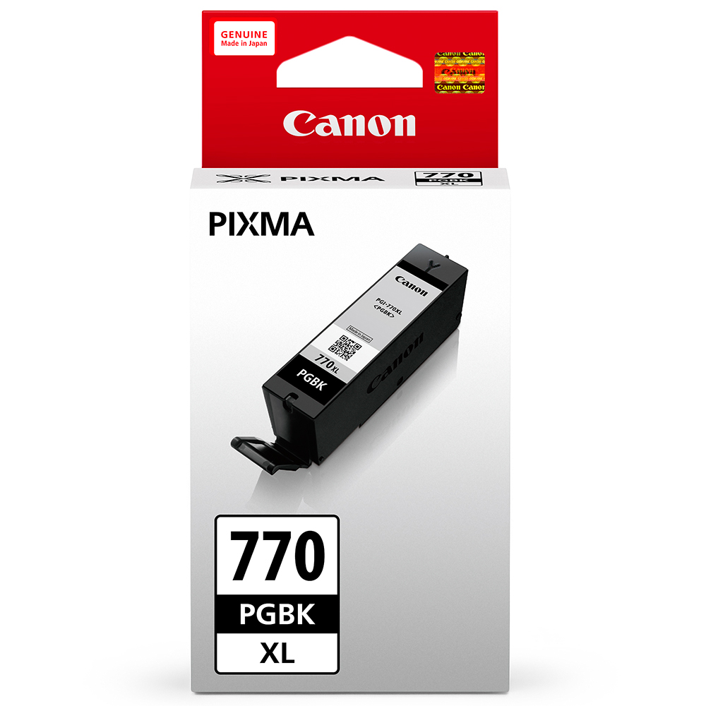 Canon 佳能 PGI-770XL-BK 原廠黑色高容量墨水匣適用型號TS5070TS8070MG5770MG7770