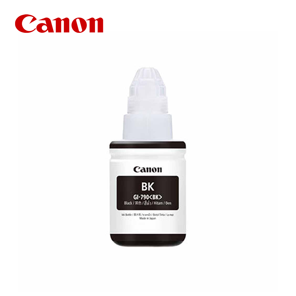 CANON GI-790 黑色 原廠墨水真空包裝 適用 G1010 G2010 G3000 G3010 G4010