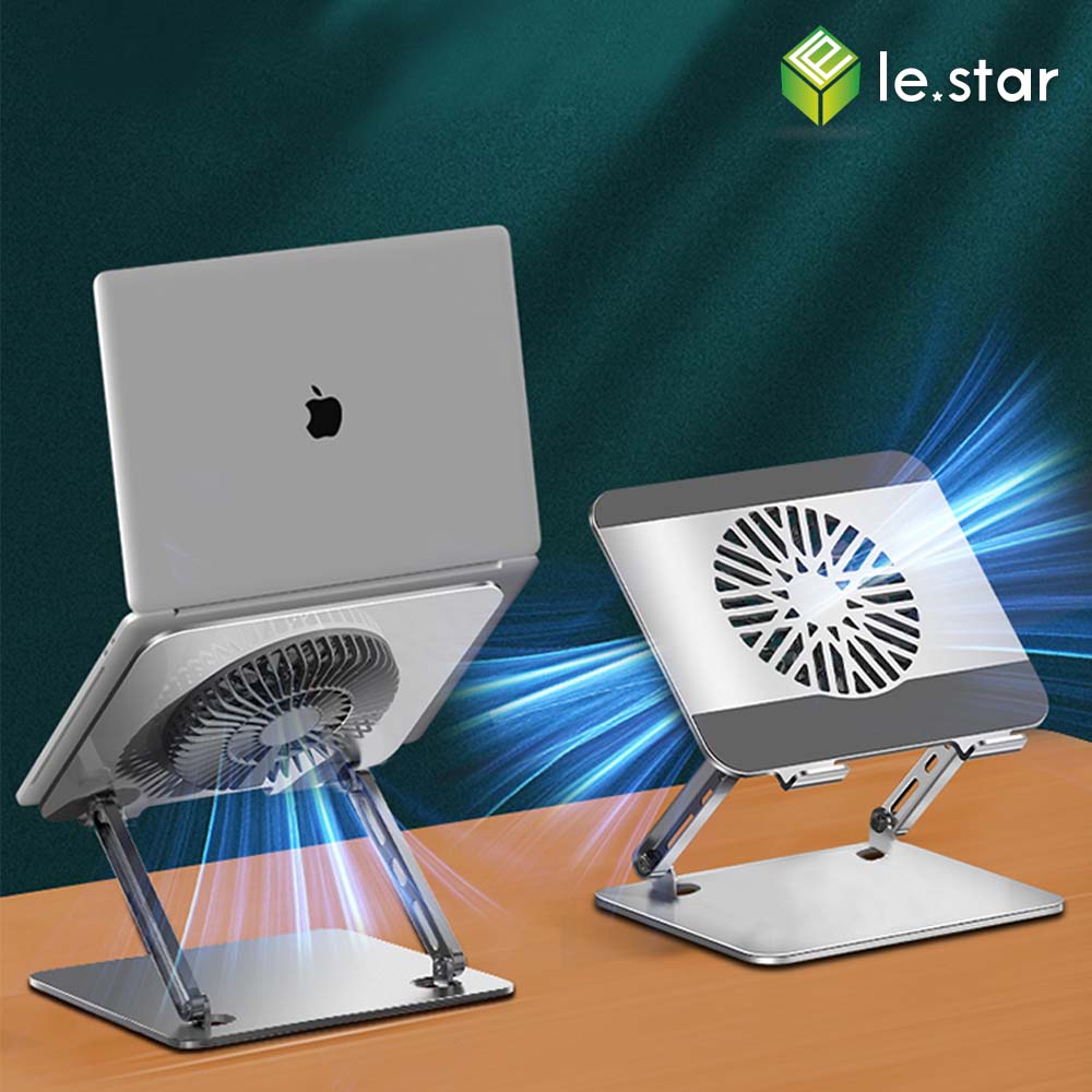 Lestar 筆電散熱支架-可折疊帶散熱風扇款-M22
