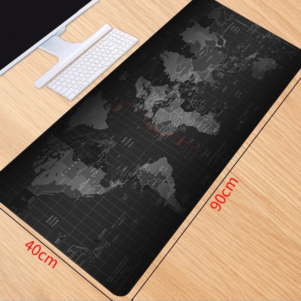 世界地圖 防水桌墊400X900X2mm電腦辦公桌墊 2入