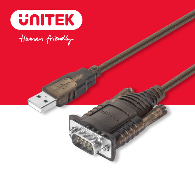 UNITEK 優越者 USB2.0轉RS232串口線 (Y-108)