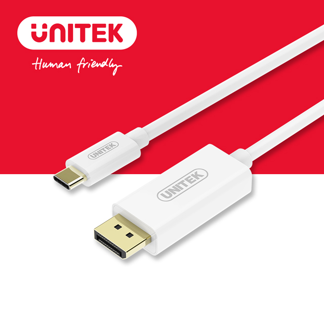 UNITEK 優越者 Type-C 轉 DisplayPort 4K高清轉接線