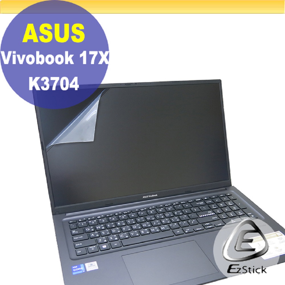 EZstick ASUS K3704 K3704VA 靜電式筆電LCD液晶螢幕貼 17吋寬 螢幕貼