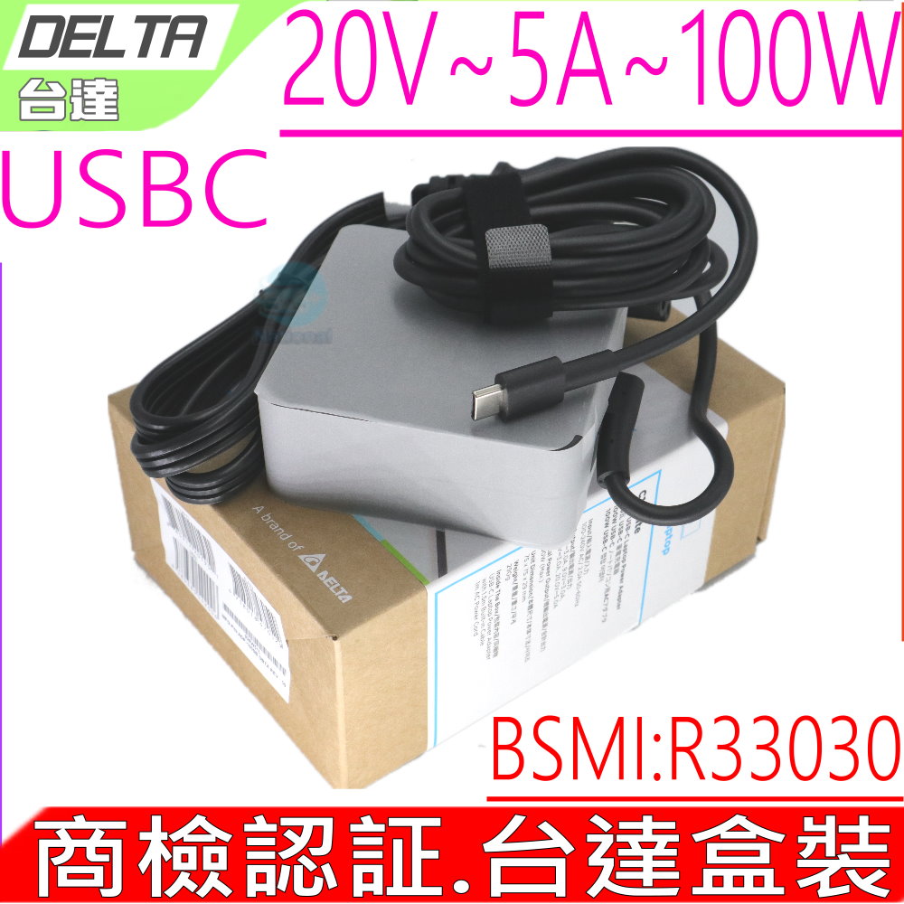 DELTA 台達電子 100W TYPE-C USBC 適用 Prestige 13 14 15 16 Summit E13 E14 E16 Stealth 14 16 17 Creator Z16 Z17