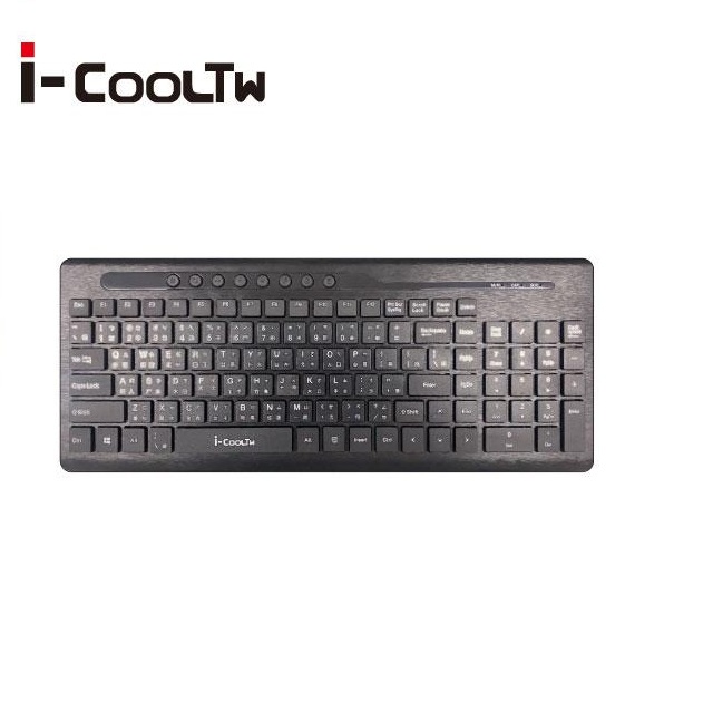i-cooltw USB鍵盤IK-710 黑色- PChome 24h購物