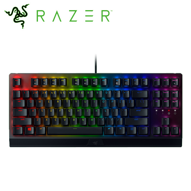 RAZER 雷蛇 黑寡婦V3 RGB TKL機械式鍵盤-綠軸(英文)