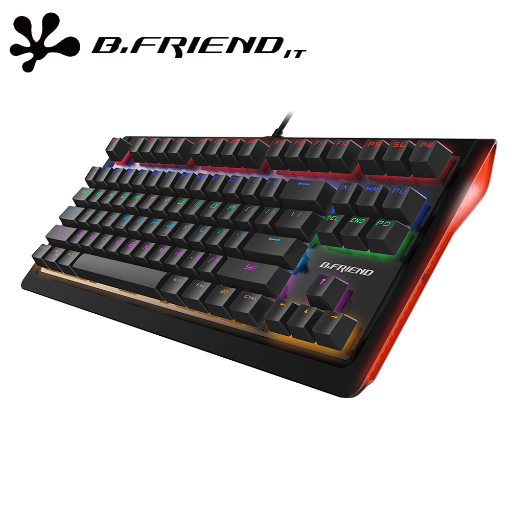 B.FRiEND MK2R Cherry軸 87鍵 發光機械鍵盤