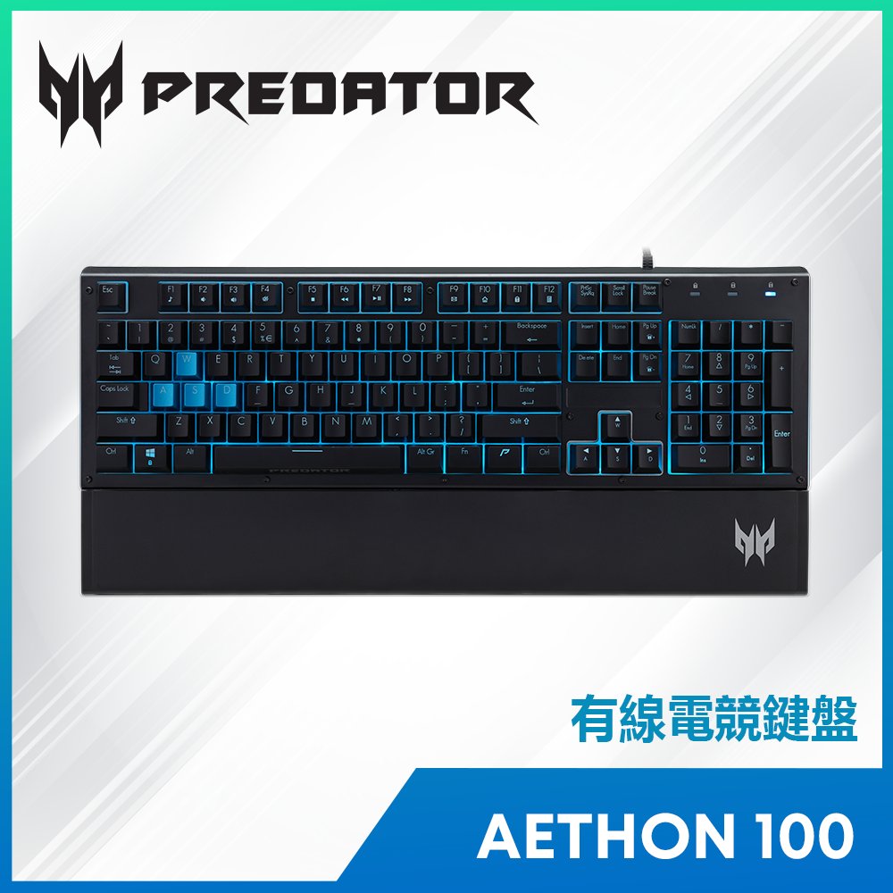 PREDATOR AETHON 100有線電競鍵盤(英刻)