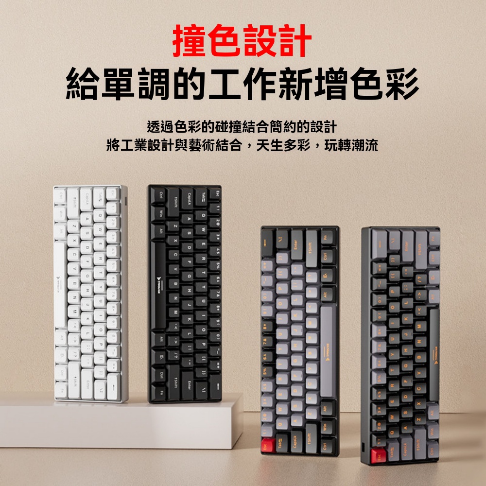 【銘利萊】61鍵小鍵盤 電腦機械鍵盤 紅軸鍵盤 有線機械鍵盤 遊戲鍵盤 辦公鍵盤 筆電外接鍵盤