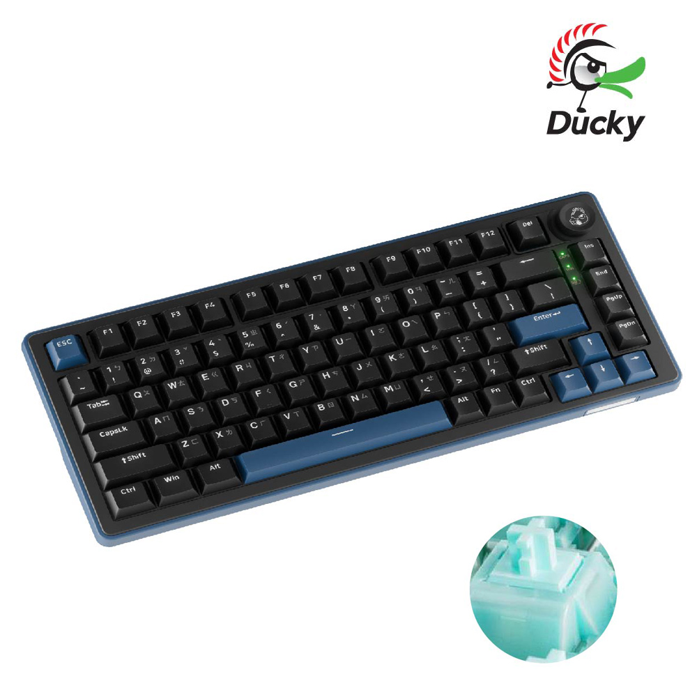 Ducky 創傑 DK OKM 2583 (KTT 段落軸) OK-M 75%鍵 機械式鍵盤（其他規格）
