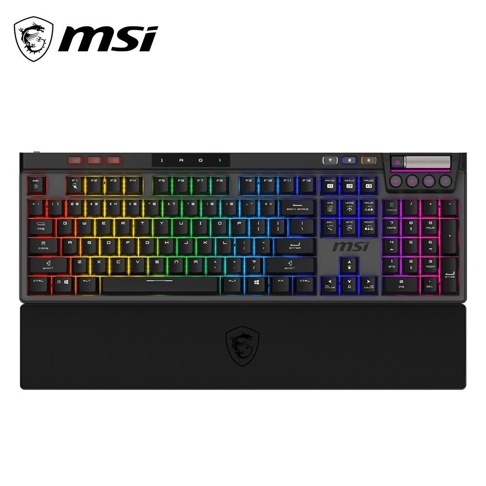 MSI 微星 STRIKE PRO WIRELESS 三模靜音鍵盤