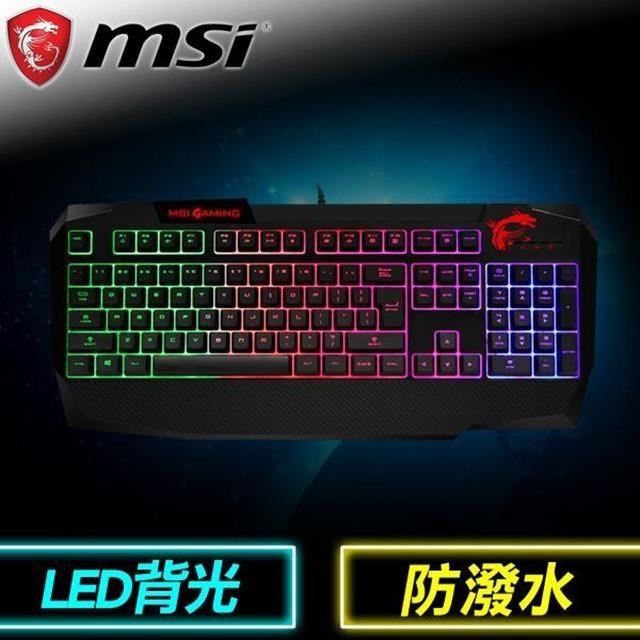 MSI 微星 Interceptor DS4200 電競鍵盤