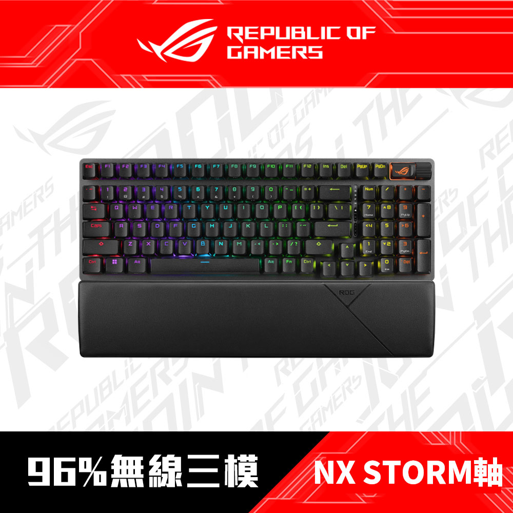 Strix Scope II 96 Wireless 無線機械電競鍵盤 [NX SM軸/三模連接/PBT中文]
