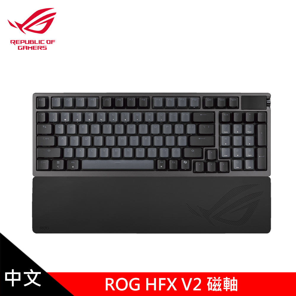 ASUS 華碩 ROG Azoth 96 HE 無線磁軸鍵盤 黑色