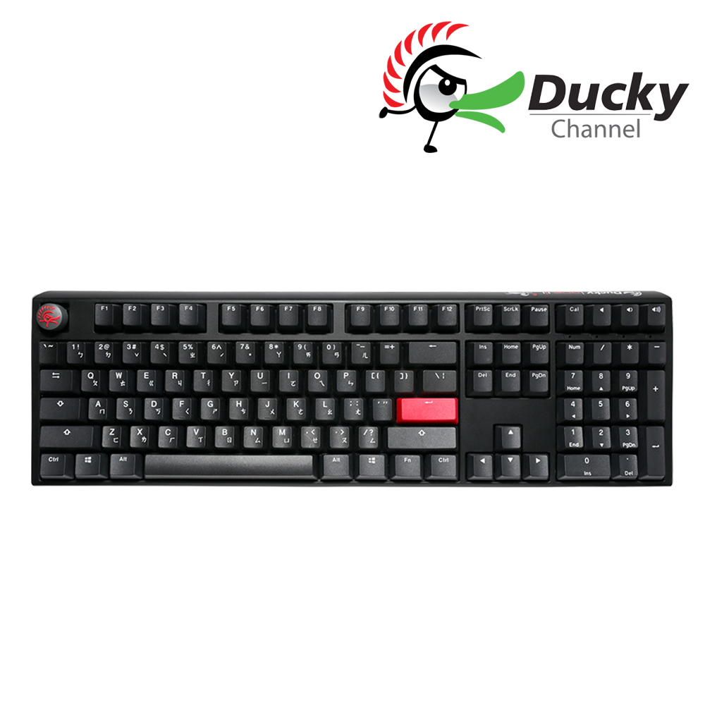 Ducky 創傑  One 3 Phantom Black100% 石墨黑 PBT二色 機械式鍵盤  中文