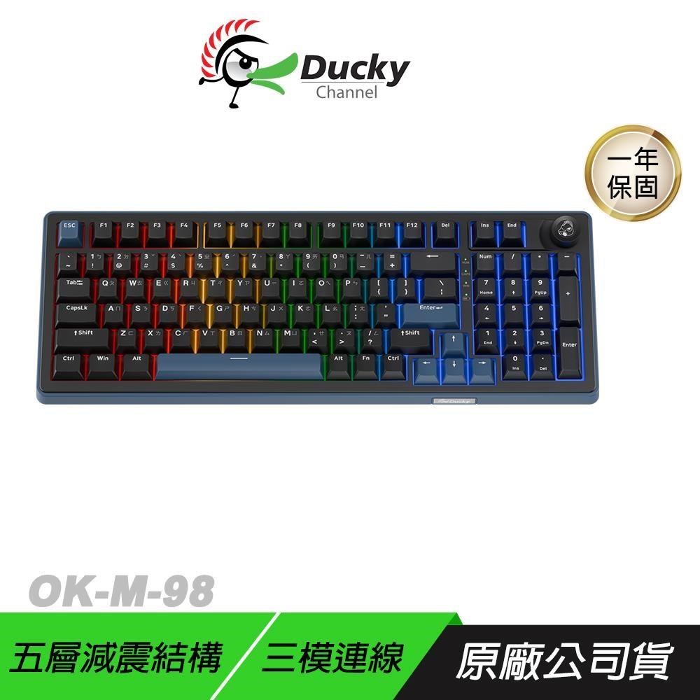 OK-M-75 機械式鍵盤 三模連線 熱插拔軸體 五層減震結構 PBT鍵帽 電競鍵盤