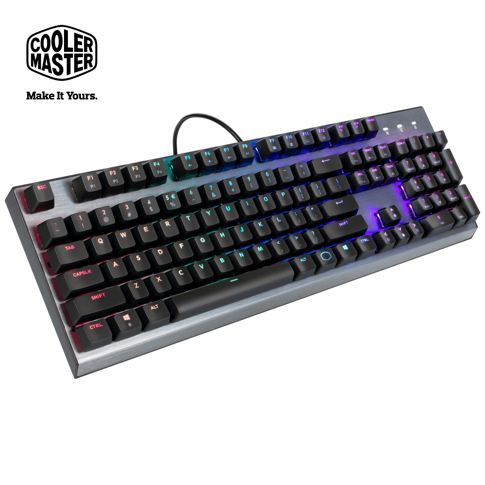 酷碼Cooler Master CK350 青軸機械式RGB電競鍵盤