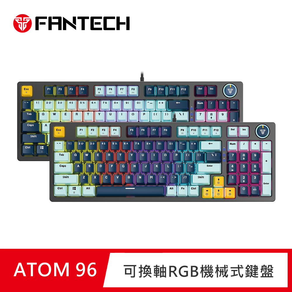 ATOM96 95%可換軸體RGB 機械式鍵盤(MK890)