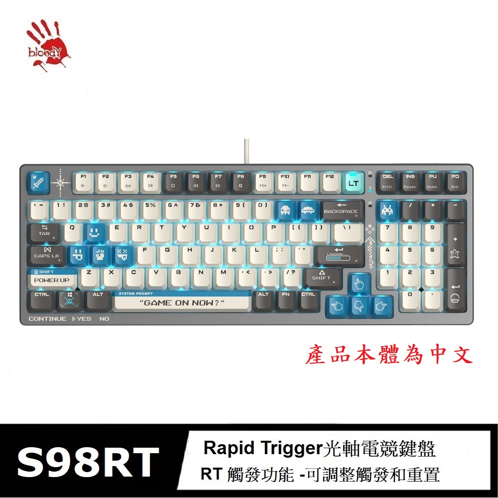 Bloody T87 光軸静音キーボード Optical mechanical keyboard