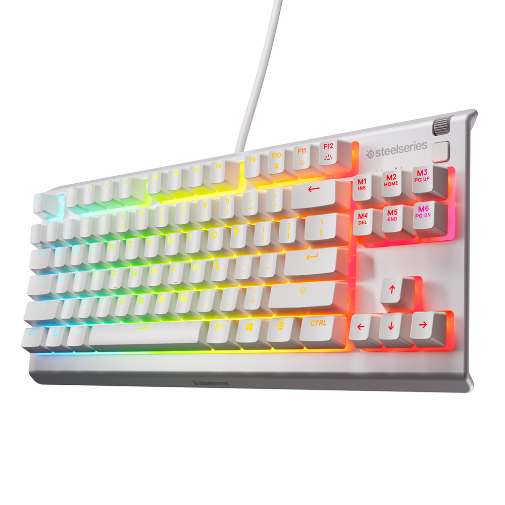 SteelSeries 賽睿 Apex 3 TKL有線電競鍵盤-英文(白)