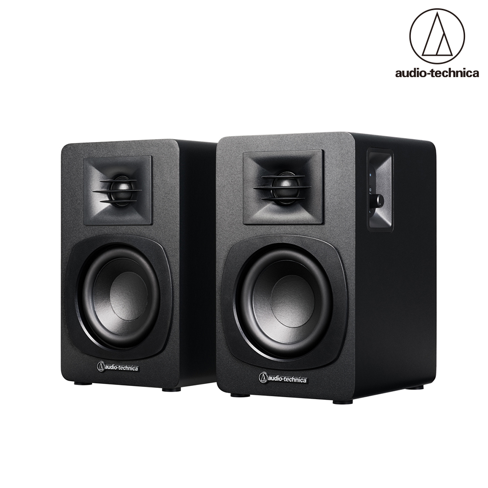 audio-technica 鐵三角 AT-SP3X 主動式 黑色 書架型喇叭