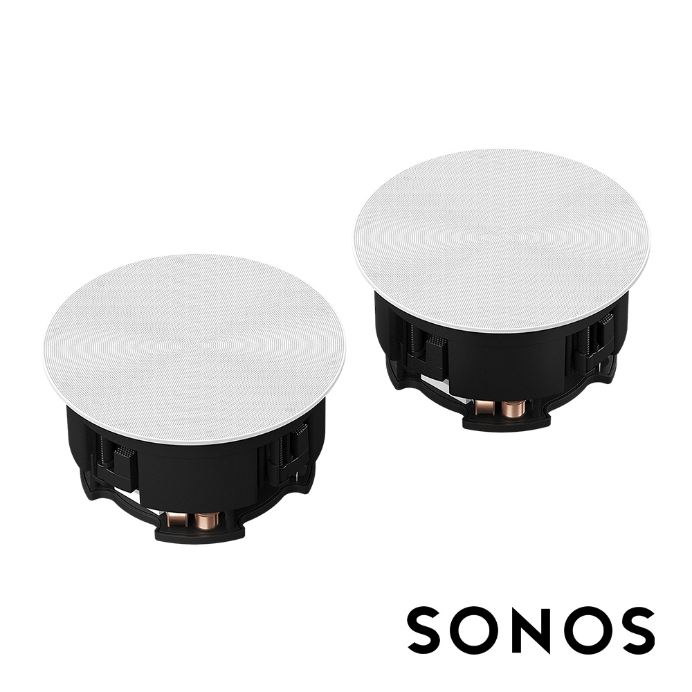 SONOS x Sonance嵌入式天花板喇叭-6英寸(一對裝)公司貨