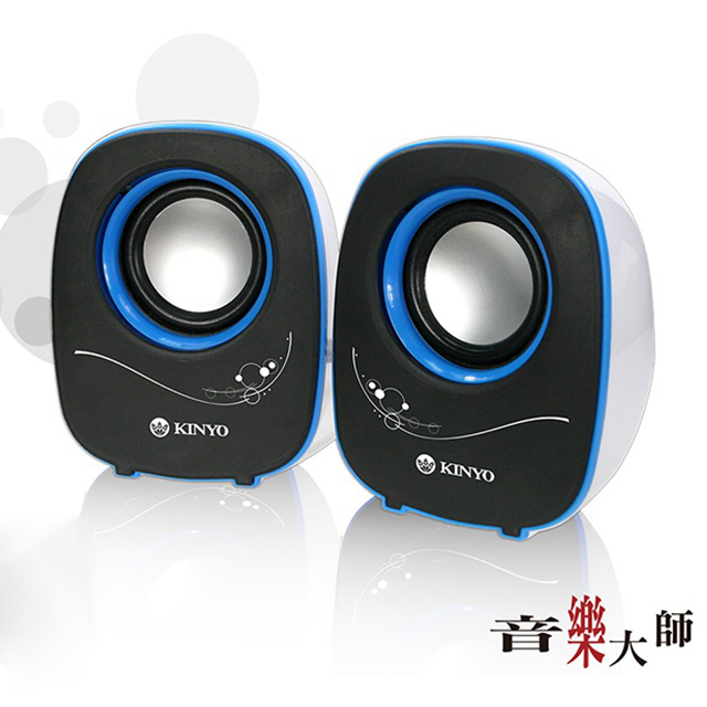 KINYO 音樂大師夜精靈 USB迷你音箱小喇叭 桌上型電腦 筆電專用