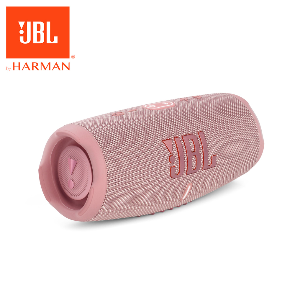 JBL  Charge 5 可攜式防水藍牙喇叭(粉紅色)