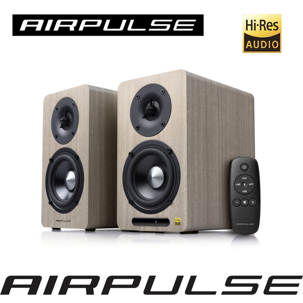 AIRPULSE A60 主動式音箱（胡桃木）（其他規格）