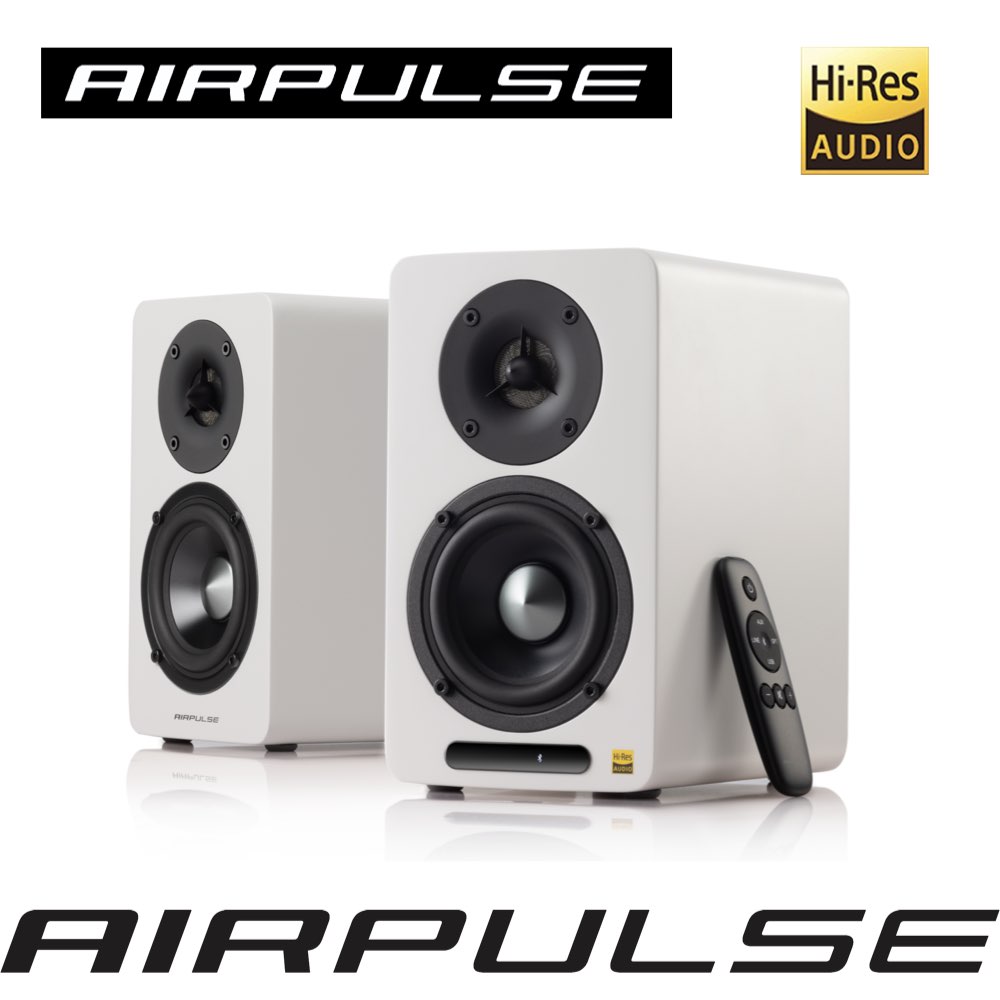 AIRPULSE A60 主動式音箱（白色）