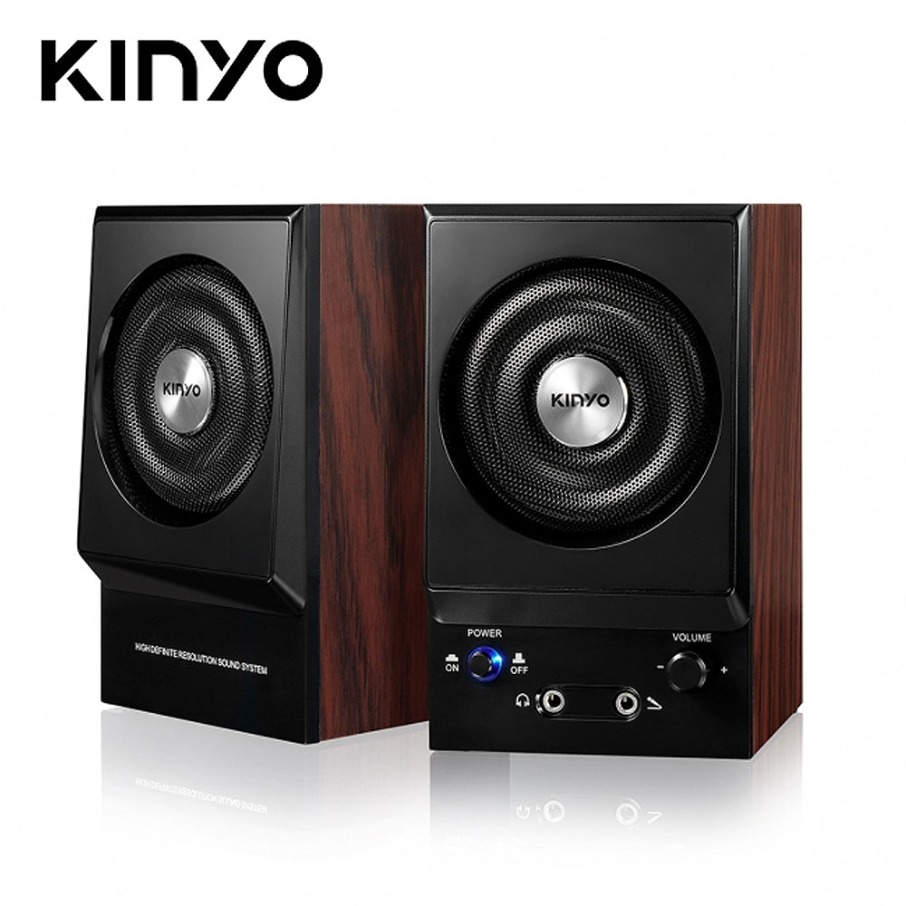 KINYO PS-2000 二件式木質喇叭