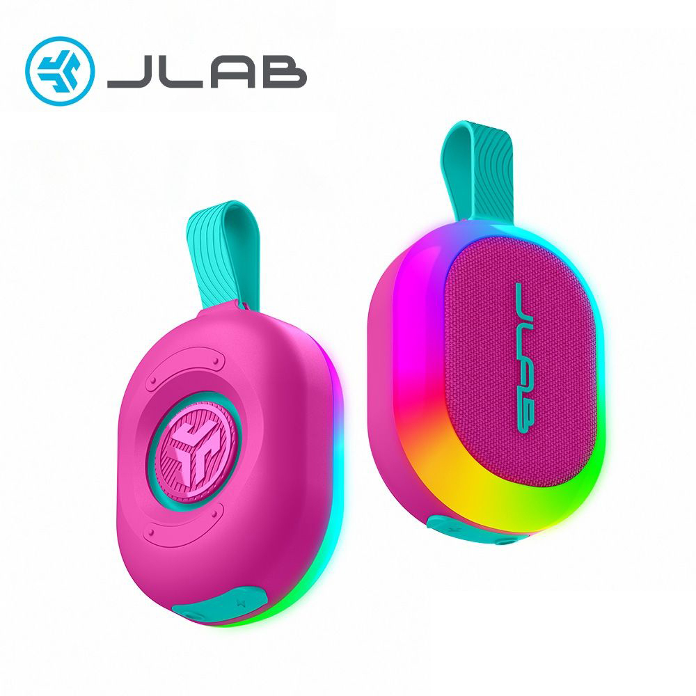 JLab POP PARTY 藍牙喇叭|桃粉色