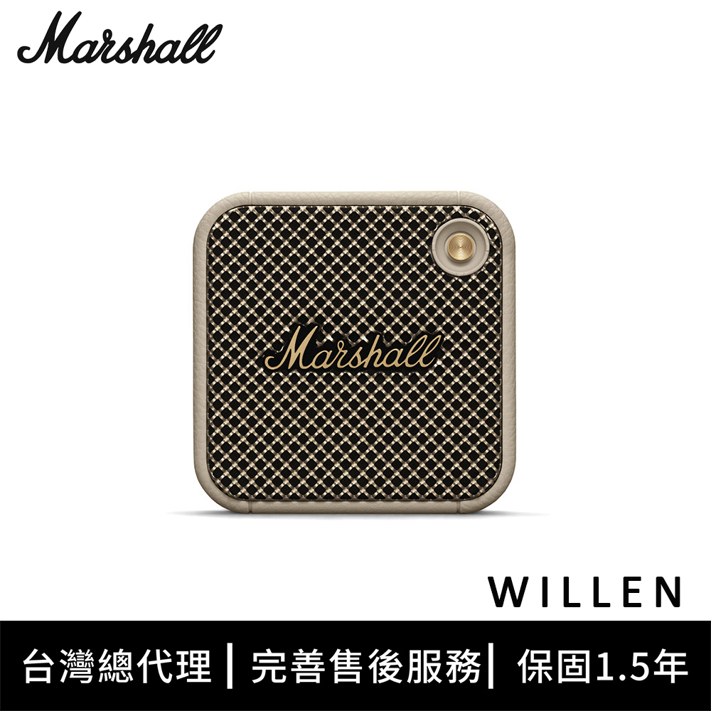 Marshall  Willen 迷你攜帶式藍牙喇叭 - 奶油白