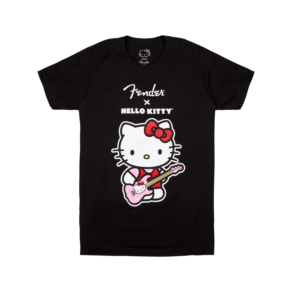 Fender x Hello Kitty Black Front Logo Tee 聯名款T恤 (海國)