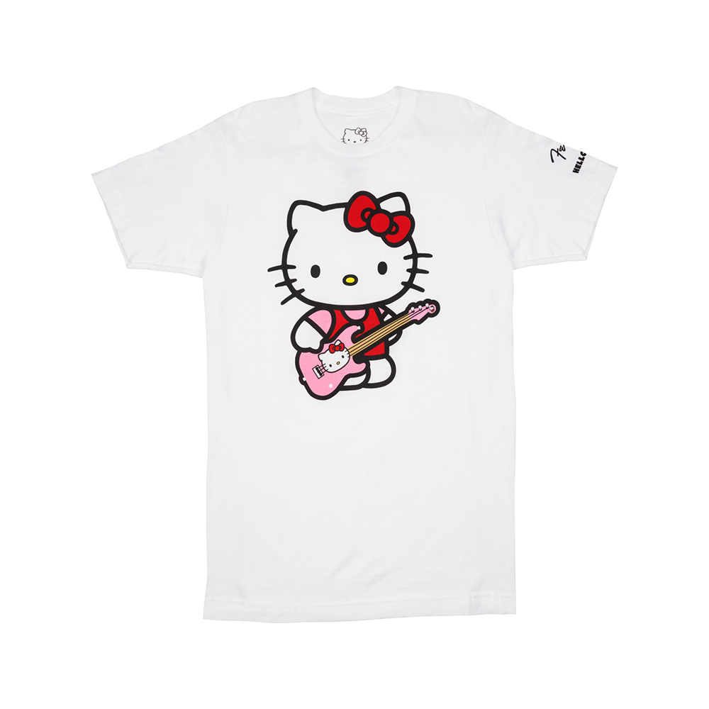 Fender x Hello Kitty White Sleeve Hit Logo Tee (海國)