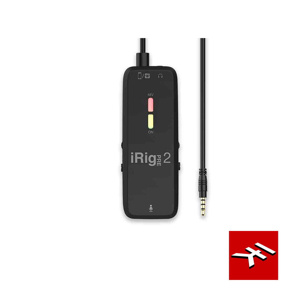 IK Multimedia iRig Pre 2 行動錄音介面 福利品 (海國)