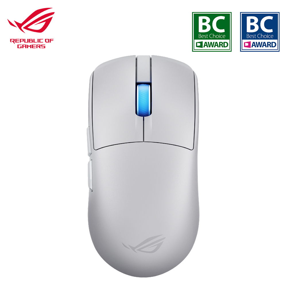 ASUS 華碩 ROG Harpe ll Ace 無線電競滑鼠|白色