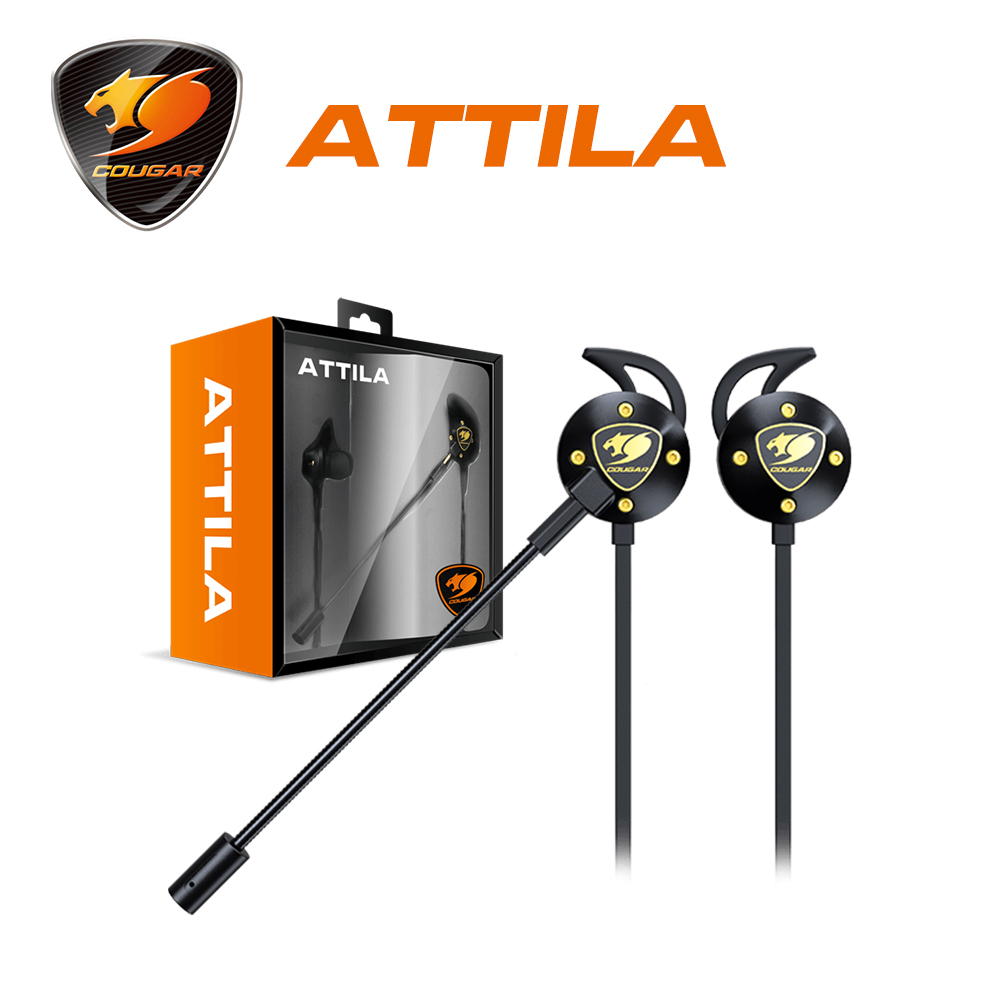 【COUGAR 美洲獅】ATTILA 入耳式電競耳機