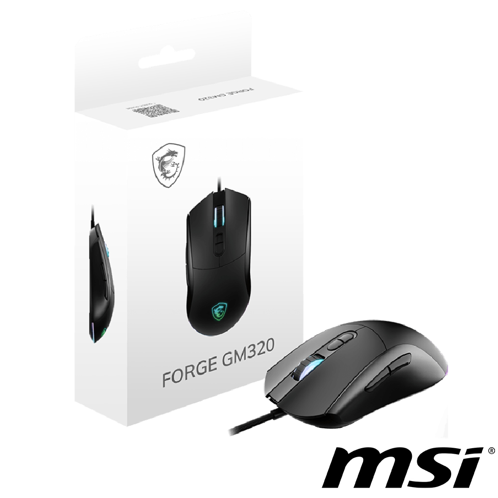 MSI 微星 FORGE GM320 電競滑鼠（其他規格）