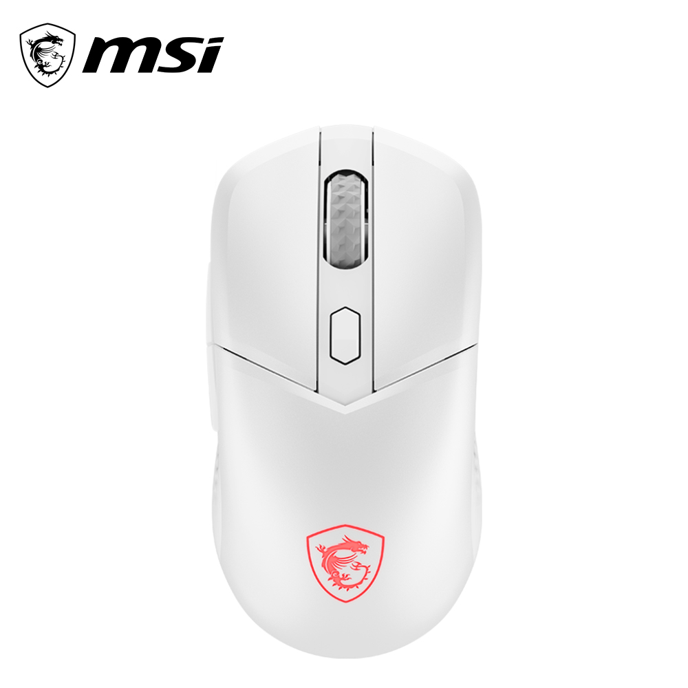 MSI 微星 VERSA 300 ELITE 無線電競滑鼠 白色