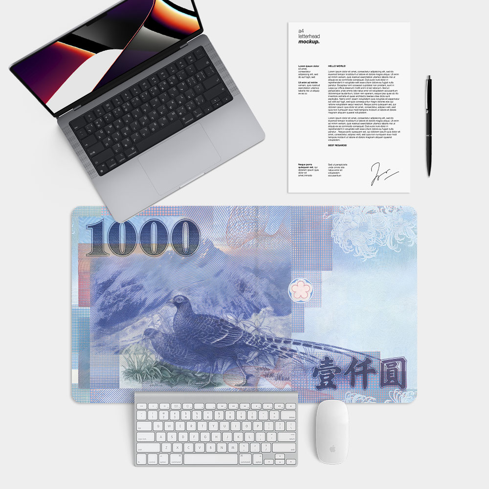 PIXOSTYLE 新台幣1000元 大尺寸 電競滑鼠墊 餐墊 辦公桌墊