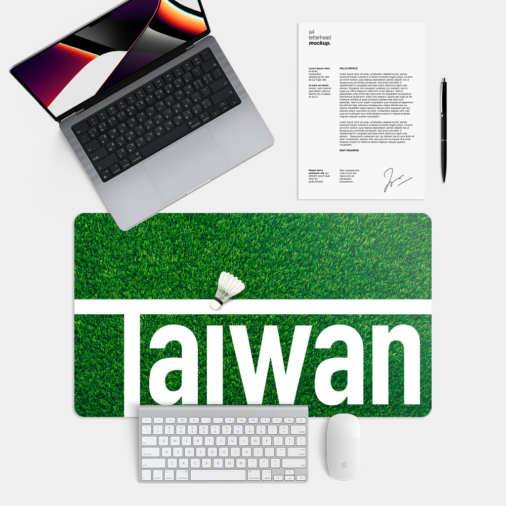 PIXOSTYLE TAIWAN 金牌 大尺寸 電競滑鼠墊 餐墊 辦公桌墊（其他規格）