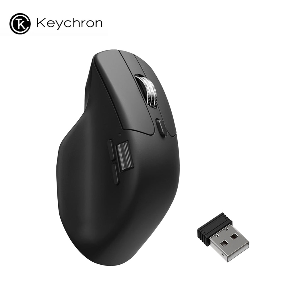 Keychron M6 8K 無線滑鼠 Mac/Win 黑色
