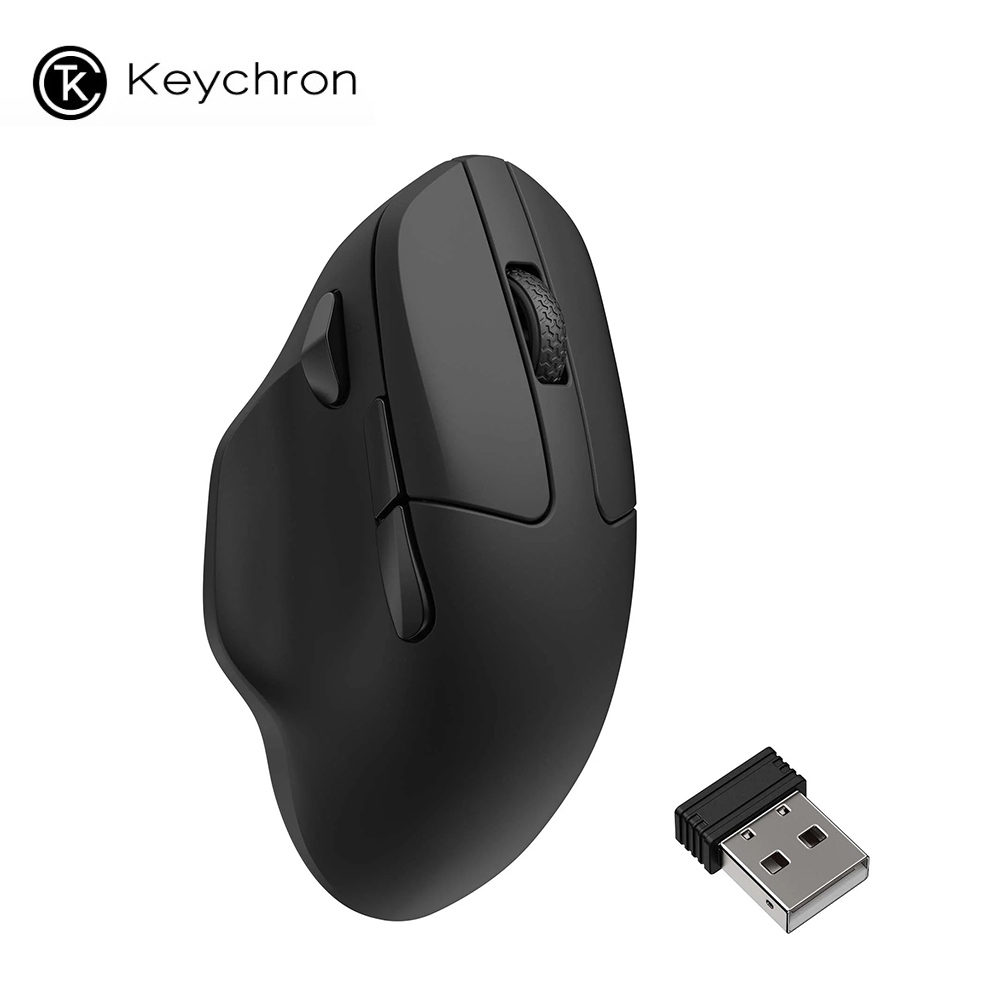 Keychron M7 8K 無線滑鼠 Mac/Win 黑色