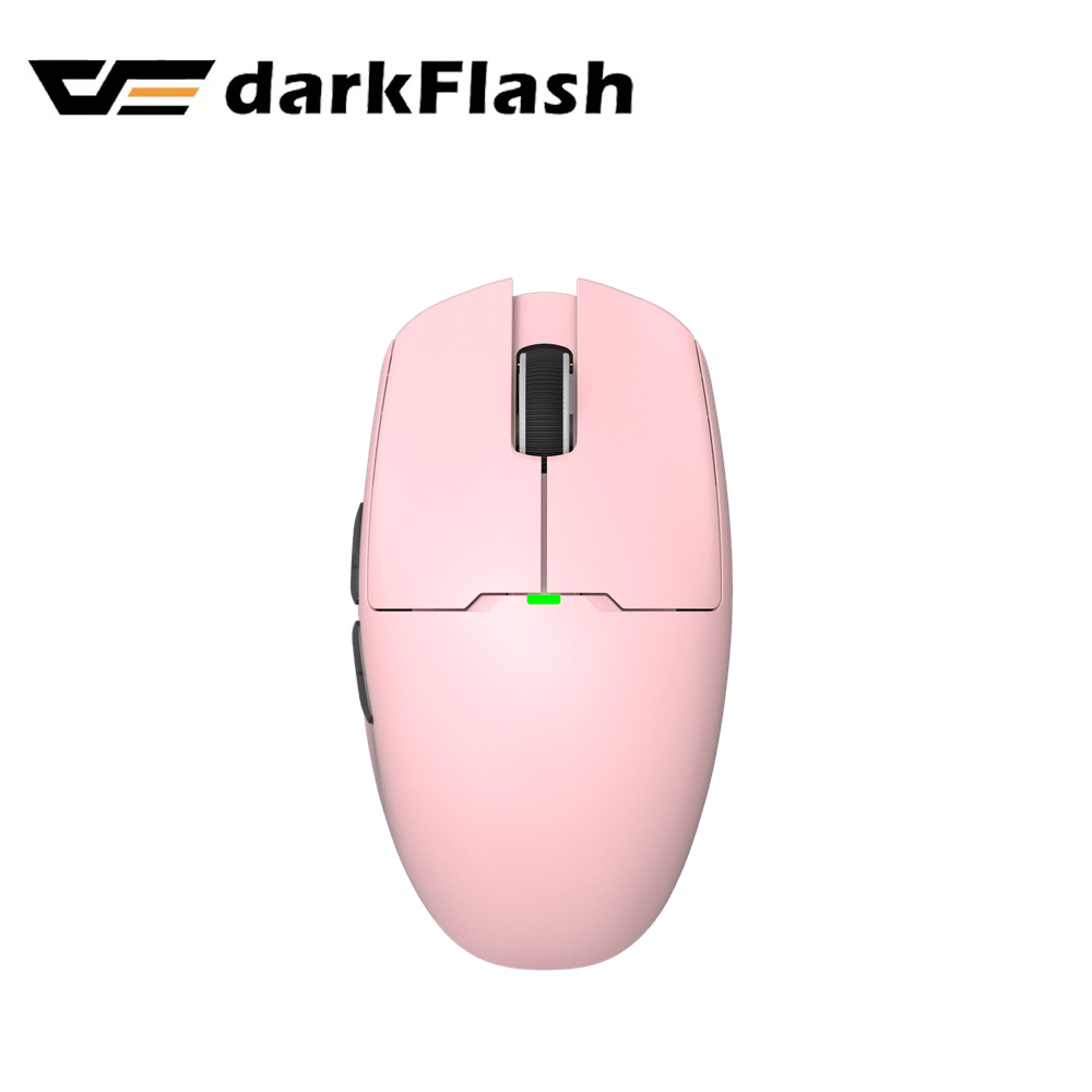 darkFlash 大飛 DFM80 PRO 三模輕量滑鼠 旗艦款|夢幻粉