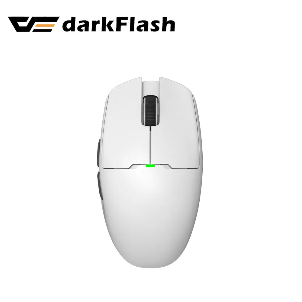 darkFlash 大飛 DFM80 PRO 三模輕量滑鼠 旗艦款|寂靜白