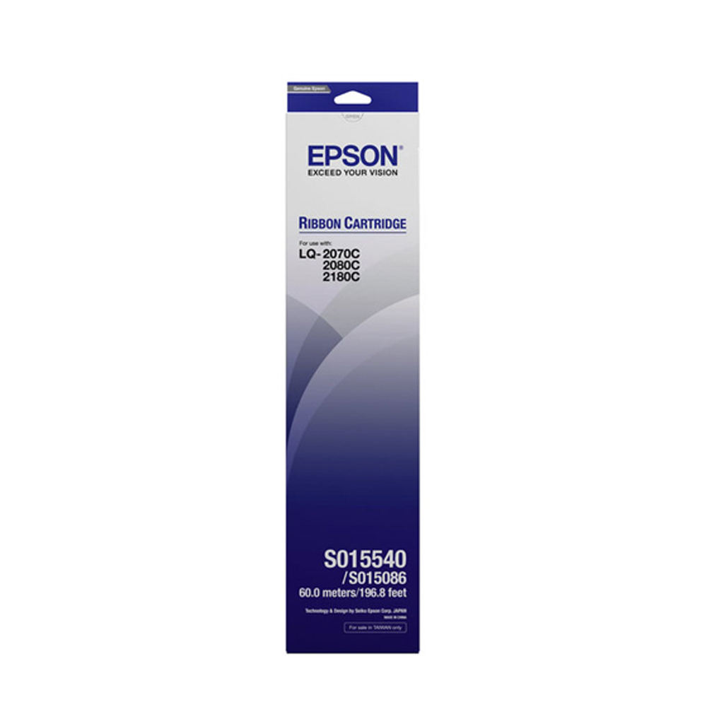 EPSON 愛普生 C13 S015540 S015086 原廠 點陣 印表機 專用色帶 適用 LQ-2190C 十支入