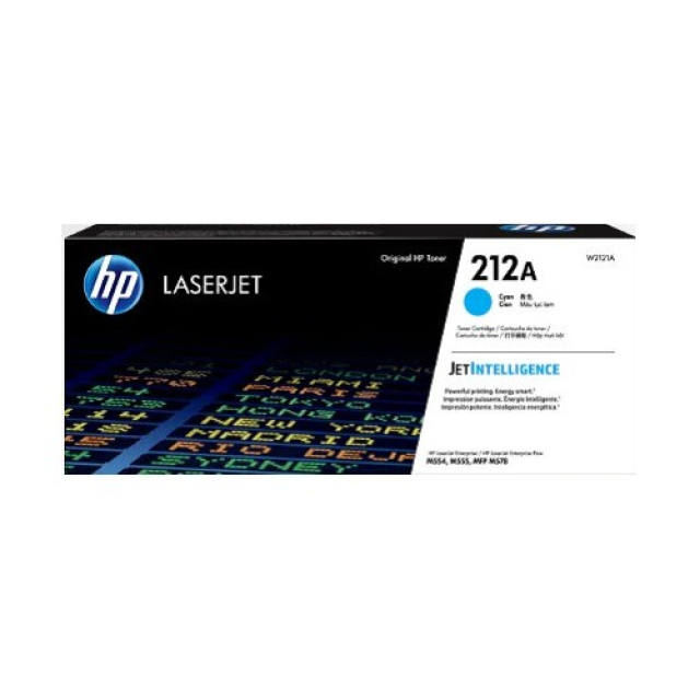 HP 惠普 212A/W2121A 原廠藍色碳粉匣 適用LJ Enterprise M555dn/M555x/M554dn/MFP M578dn/M578f/Flow M578z