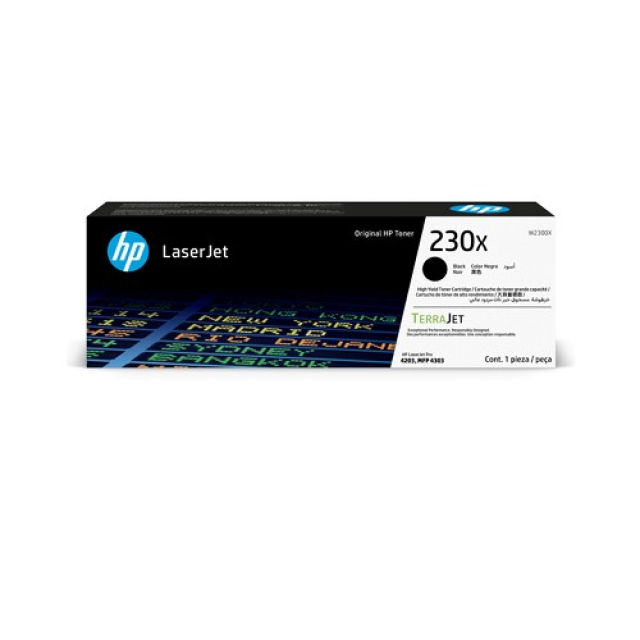 HP 惠普 230X/W2300X 原廠黑色高容量碳粉匣 適用LJ Pro 4201-4203/MFP 4301-4303