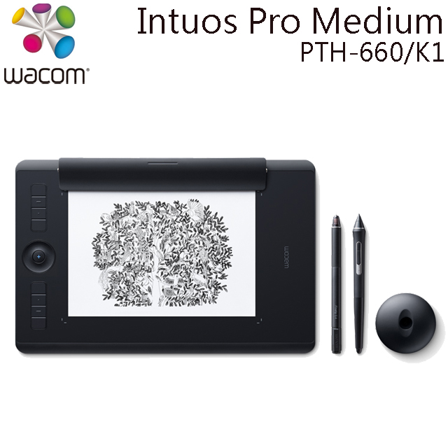 国内正規品 ワコム Intuos Pro Medium PTH-660/K0-DX - crumiller.com